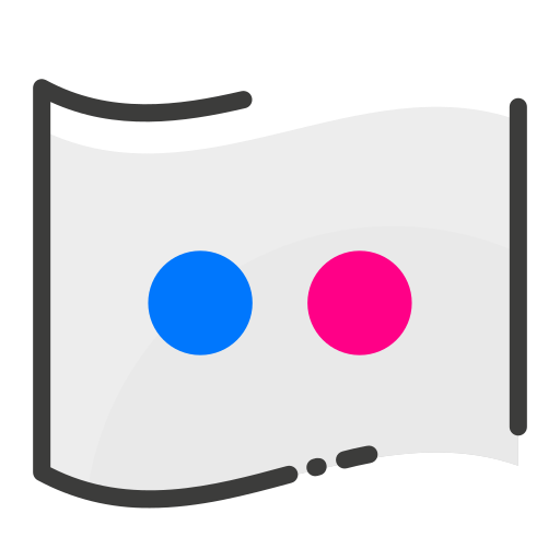 Flickr, media, network, social icon