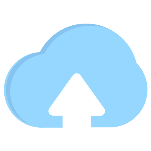 Cloud, network, server, upload, weather icon