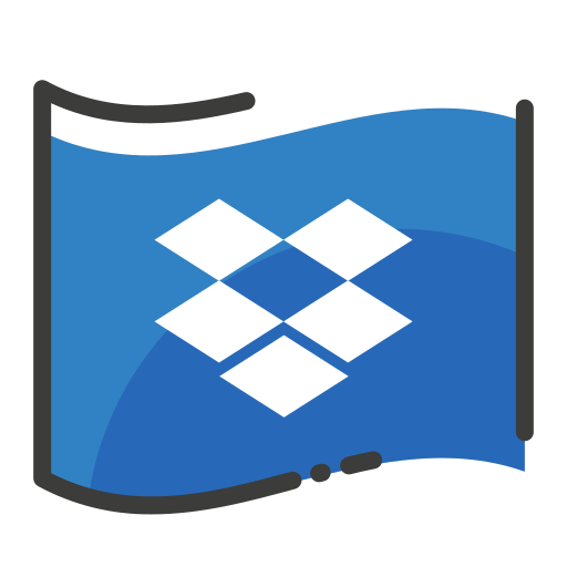Dropbox, media, network, social icon