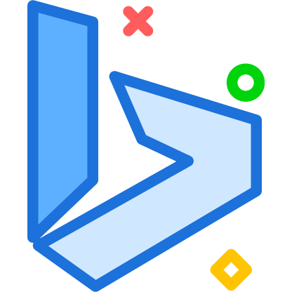Bing, brand, logo, network, social icon