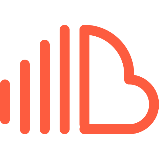 Audio, logo, music, network, platform, service, social icon