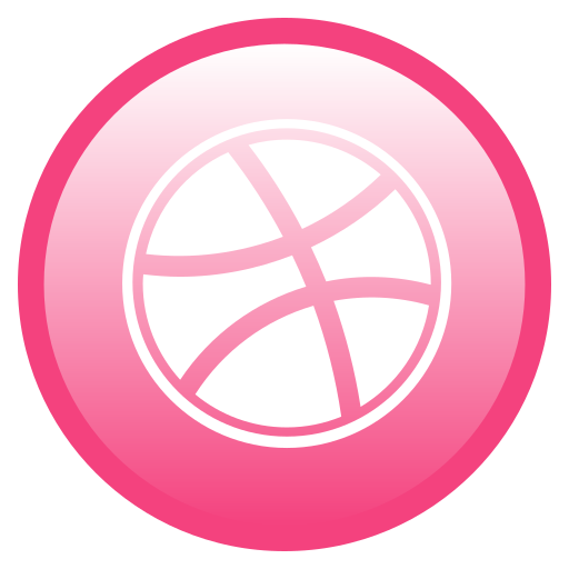 Dribbble, community, network icon