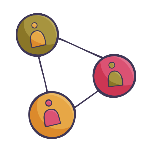 Connection, network, internet, seo icon