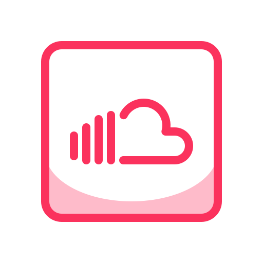 Internet, media, mobile, network, social, soud cloud, web icon