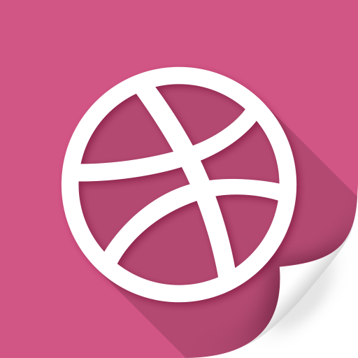 Dribbble, circle, connection, flag, network, social, sports icon