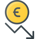 money,business and finance,business,exchange,currency,arrow,commerce and shopping,euro,commerce,down,trading,decrease