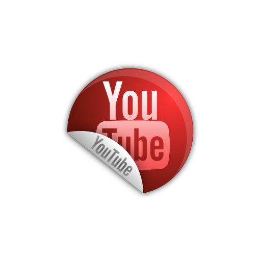 Sticker, youtube icon