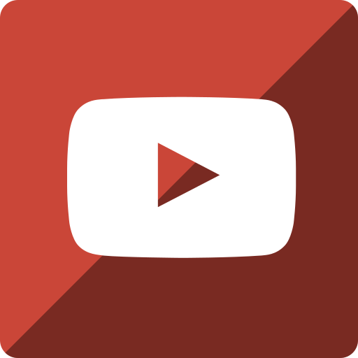 Gloss, media, social, square, youtube icon
