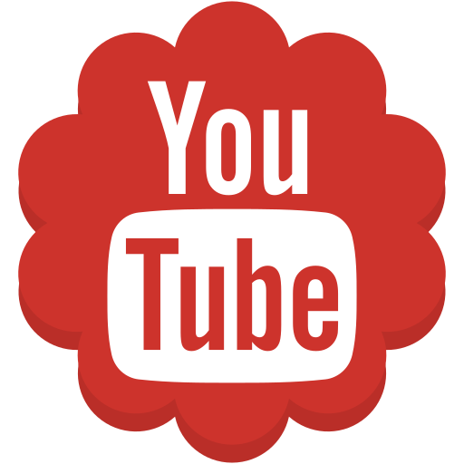 Flower, media, round, social, youtube icon