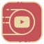Social Round Corner Line Filled icon 64x64