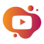 Bubble gradient social media icon 64x64