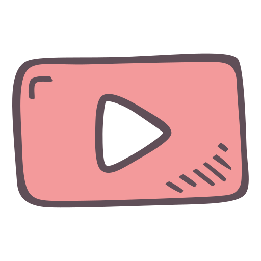 Youtube, social media icon