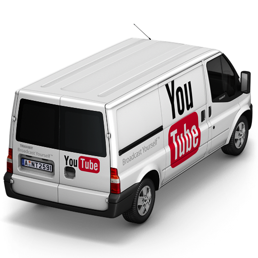 Back, youtube icon