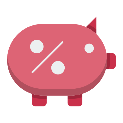Bank, money, piggy, savings, shopping icon