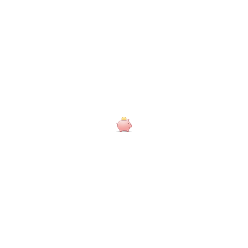 Bank, cash, money, piggy bank icon