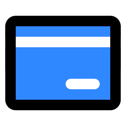 Bank, card icon