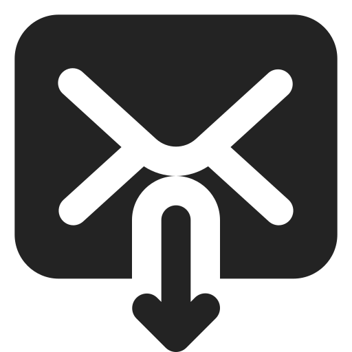 Receive, mail, email, envelope icon