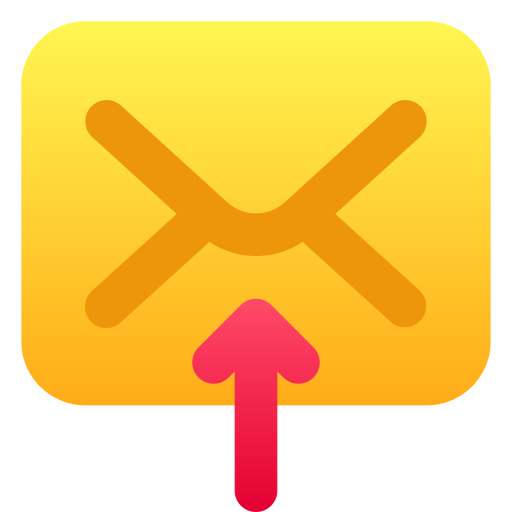 Send, mail, email, envelope, inbox icon