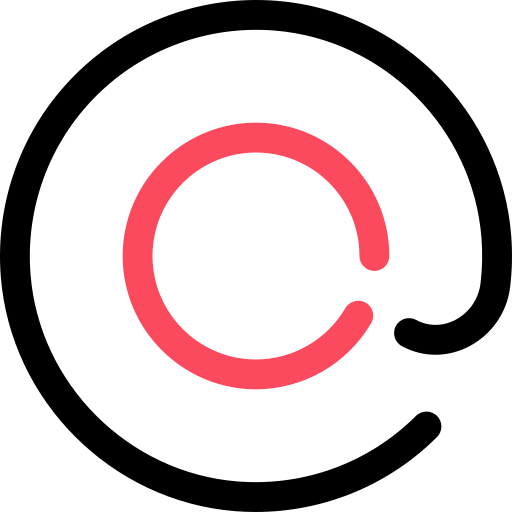 @, at, at the rate, email, mail icon