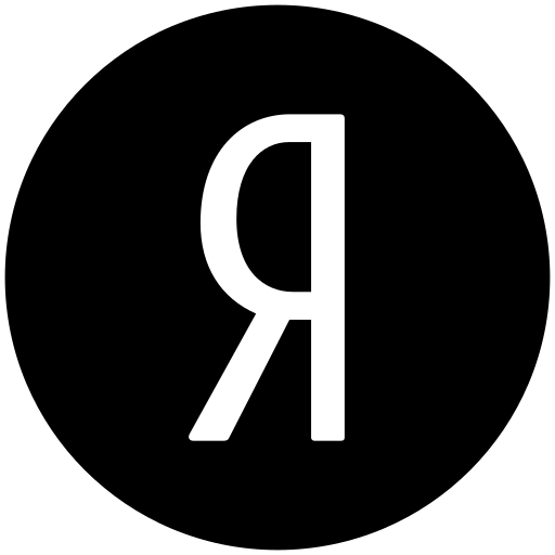 Address book, circle, contacts, cyrillic, email, yandex icon