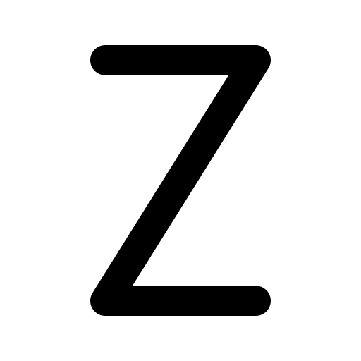 Letter, z icon