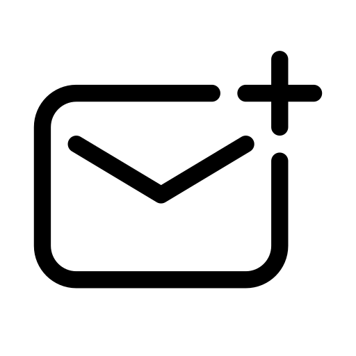 Mail, add icon