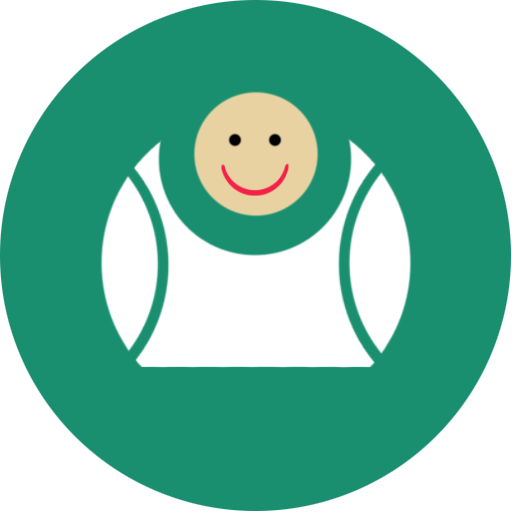 Contact, fat, fun, green, laugh icon