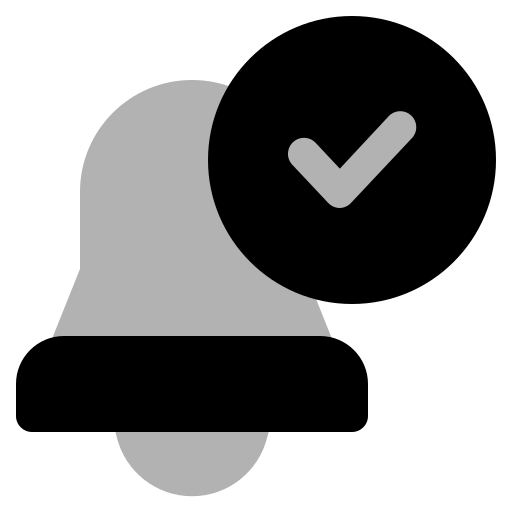 Notification, alert, message, alarm, reminder icon