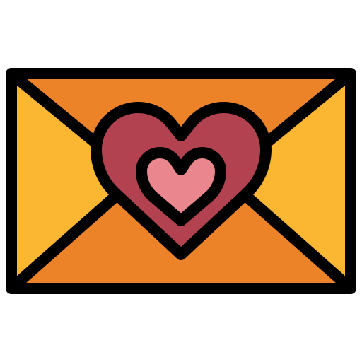 Heart21, love, romance, shape, letter icon