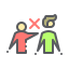 Corona Outbreak (Filled Outline) icon 64x64