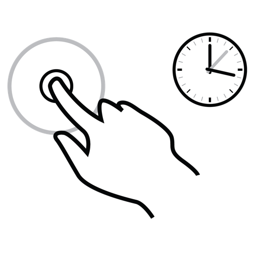 Finger, gestureworks, hold icon