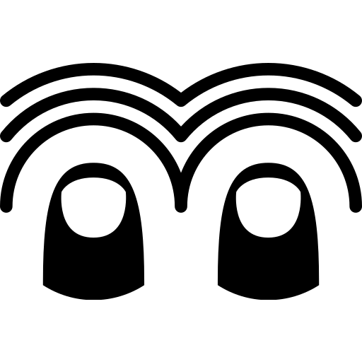 Tap, two, triple, finger icon