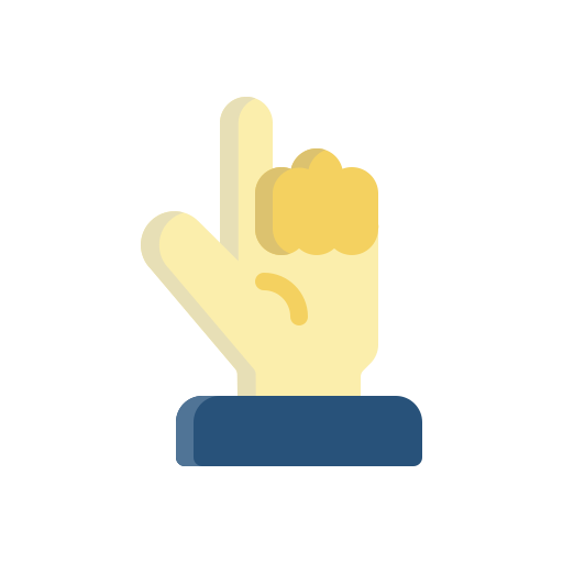 Tauhid, finger, hand, islam icon