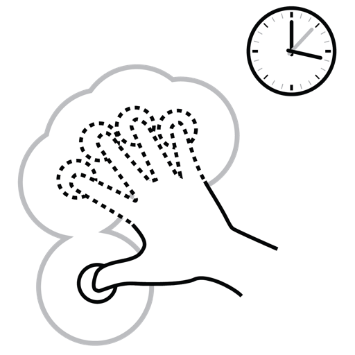 Finger, gestureworks, hold, n icon