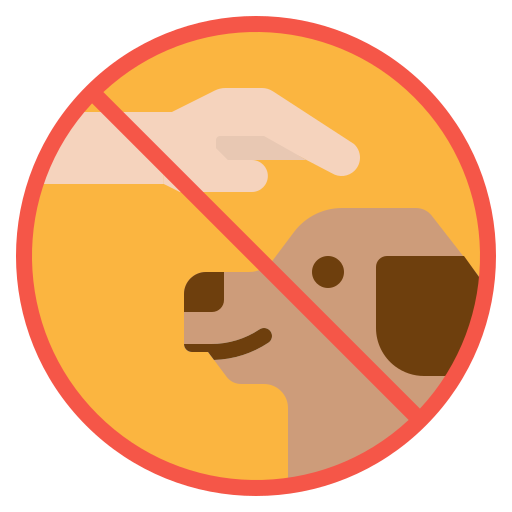 Dog, gestures, hands, trainer, training icon