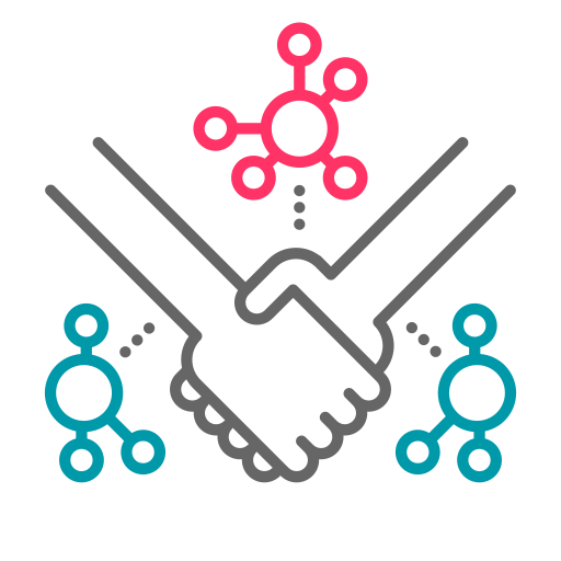 Contamination, coronavirus, covid19, hands, handshake, infection, virus icon