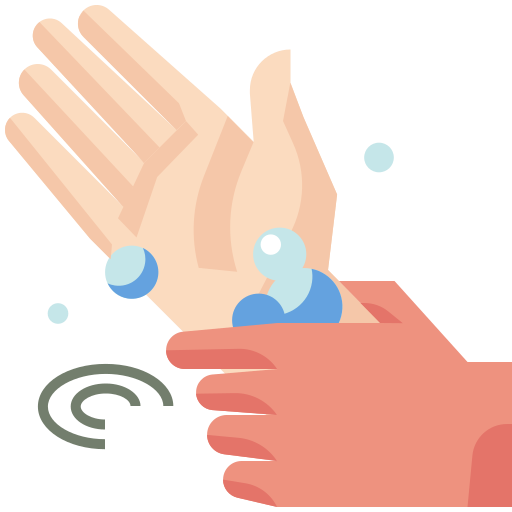Coronavirus, covid19, hands, health, hygiene, sanitized, wash hands icon