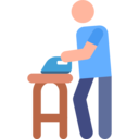 man,laundry,people,humanpictos,housekeeping,ironing ok 