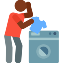 man,laundry,people,humanpictos,washing machine,housekeeping