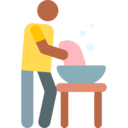 man,laundry,people,humanpictos,housekeeping,hand washing