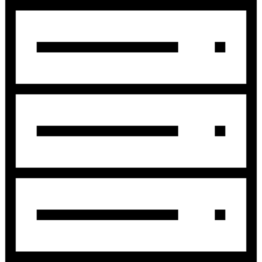 Data, database, management, storage, structure icon