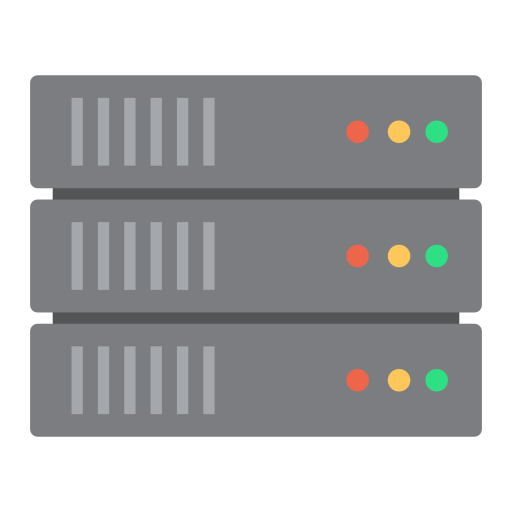 Server, cloud, hosting, data icon
