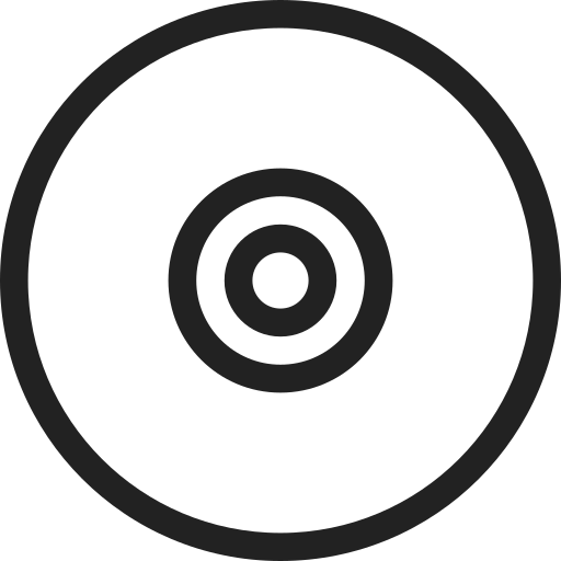 Cd, disc, dvd, media, data, storage icon