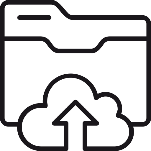 Data, database, cloud storage icon
