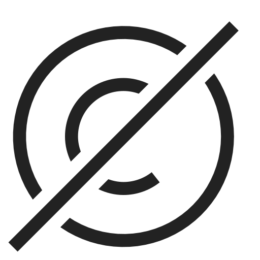 Ban, copyright, digital, prohibition, alert, notification, warning icon