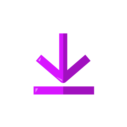 Arrow, arrow down, download, export, import, install icon