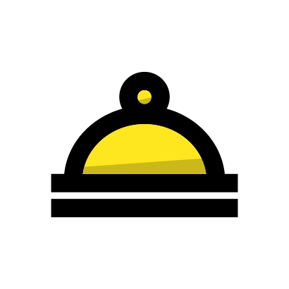 Food, food cover, hotel, insulation, plate, platter, restaurant icon