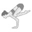 Yoga Poses | scribble icon 64x64