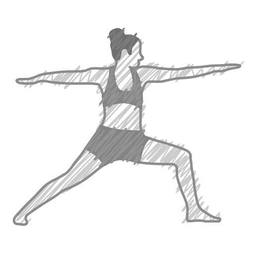 Body, exercise, fitness, health, meditation, pose, yoga icon