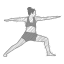 Yoga Poses | scribble icon 64x64